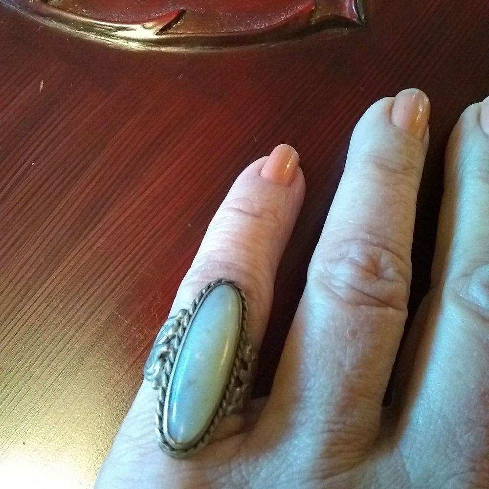 Vintage Natural Stone Ring - Picture 6 of 12